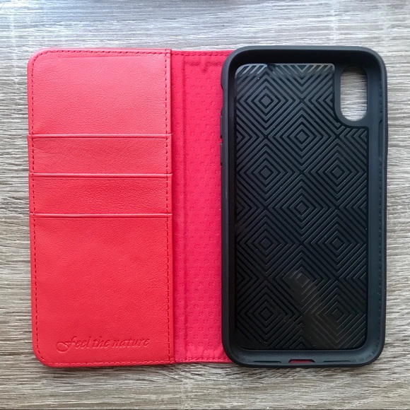 🆑 [4/$20] Sheldon Red Leather Android Galaxy Case Cover Wallet - Picture 2 of 5
